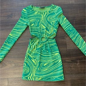 Zara Abstract Party Dress